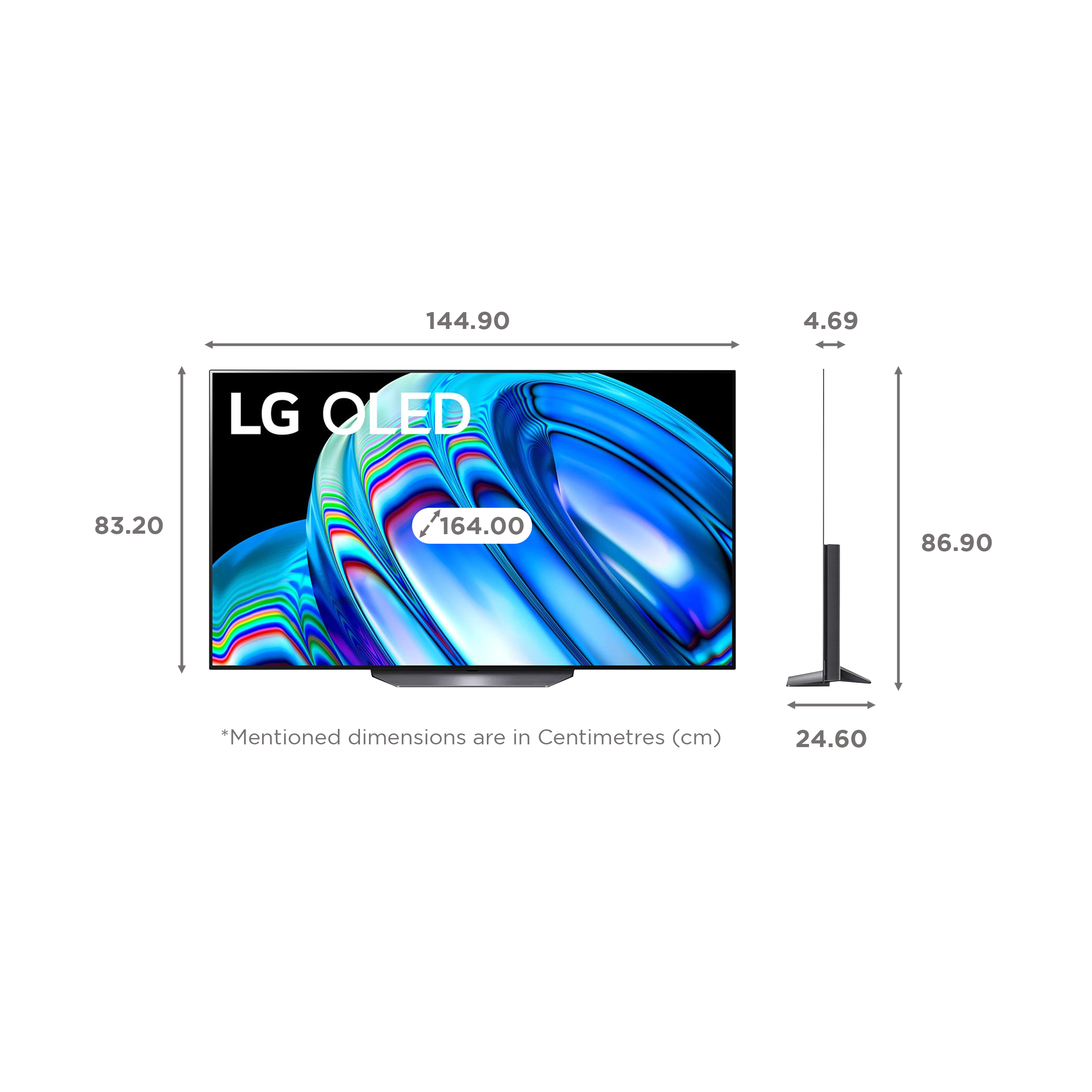 Buy LG B2 164 Cm (65 Inch) 4K Ultra HD OLED WebOS TV With Voice ...